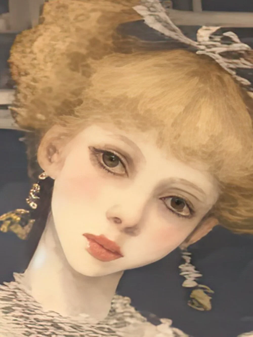 Porcelain Doll Art 8x10 Print Victorian Romantic Cottagecore Vintage Home Decor